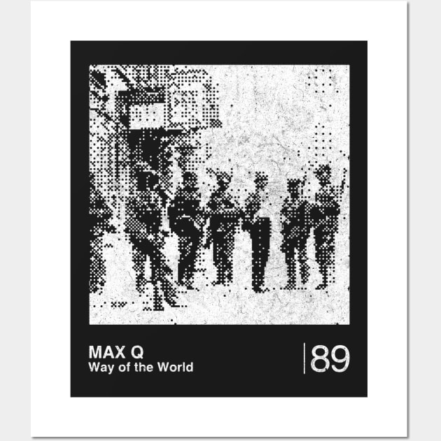 Max Q / Minimalist Graphic Design Fan Artwork Wall Art by saudade